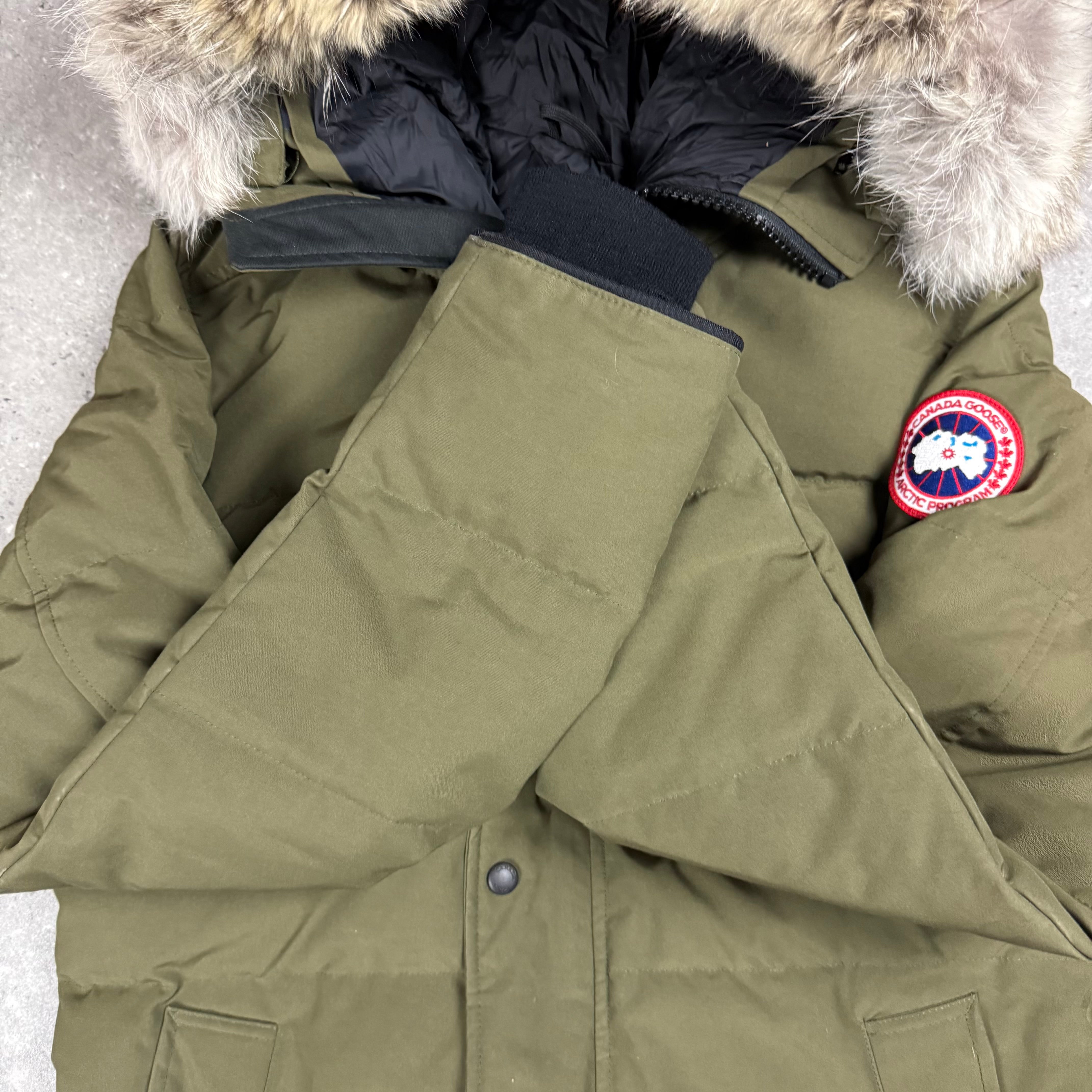 CANADA GOOSE CARSON PARKA MILITARY GREEN  - (S)