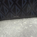 DIOR BLACK CD DIAMOND MESSENGER BAG