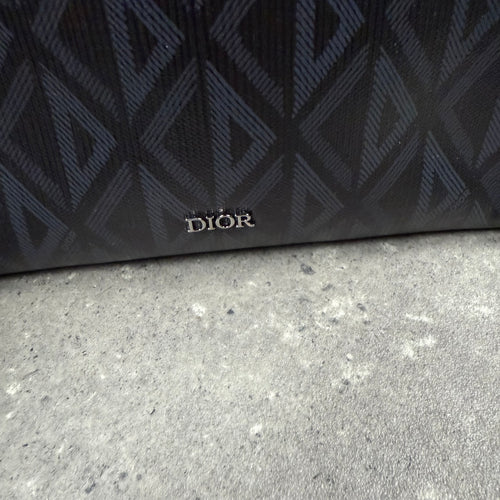 DIOR BLACK CD DIAMOND MESSENGER BAG