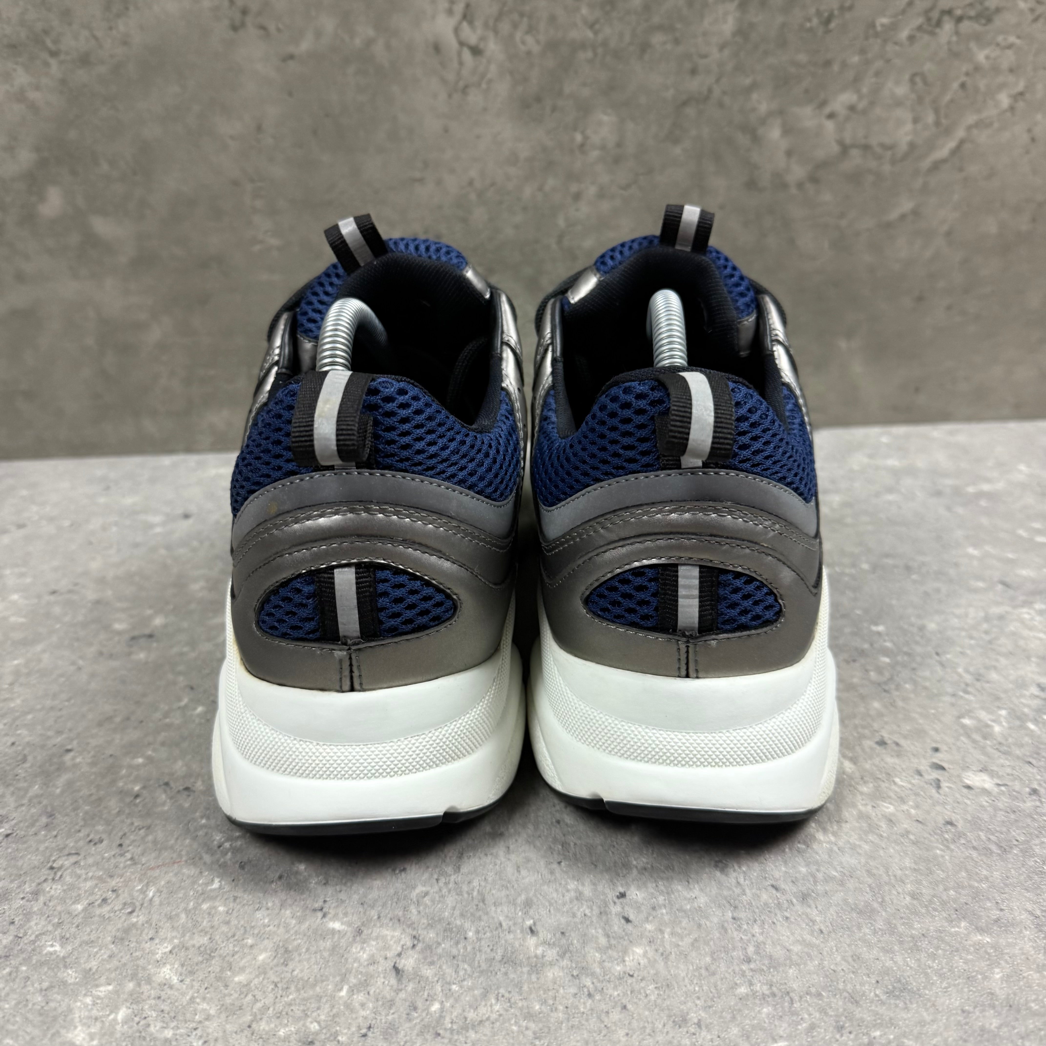 DIOR B22 NAVY / SILVER - (EU41.5 / UK 7.5)