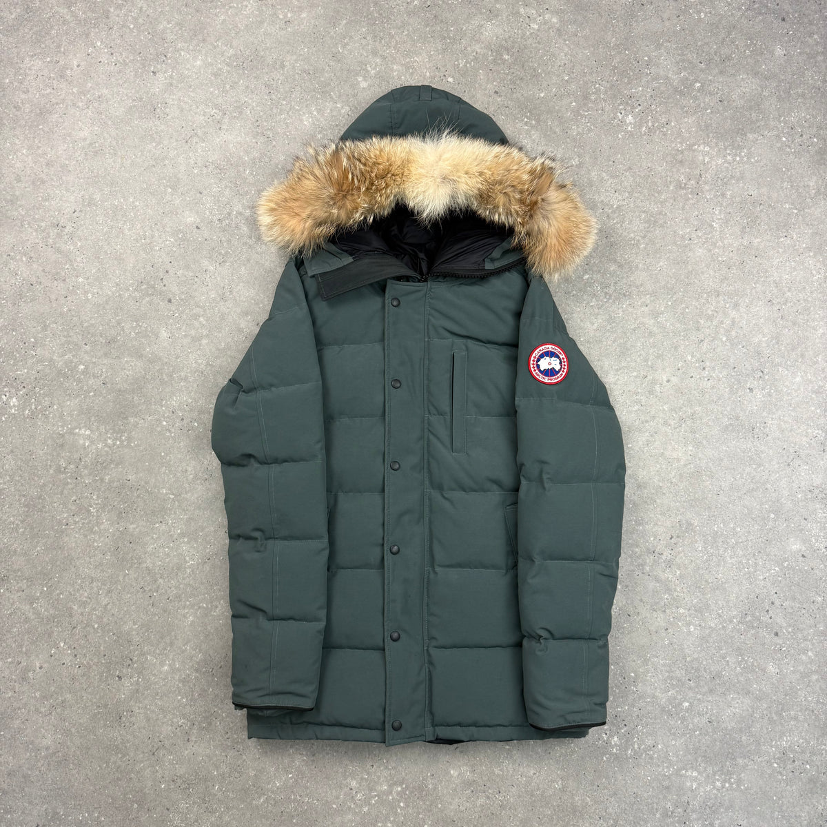 CANADA GOOSE CARSON PARKA SLATE GREEN  - (S)