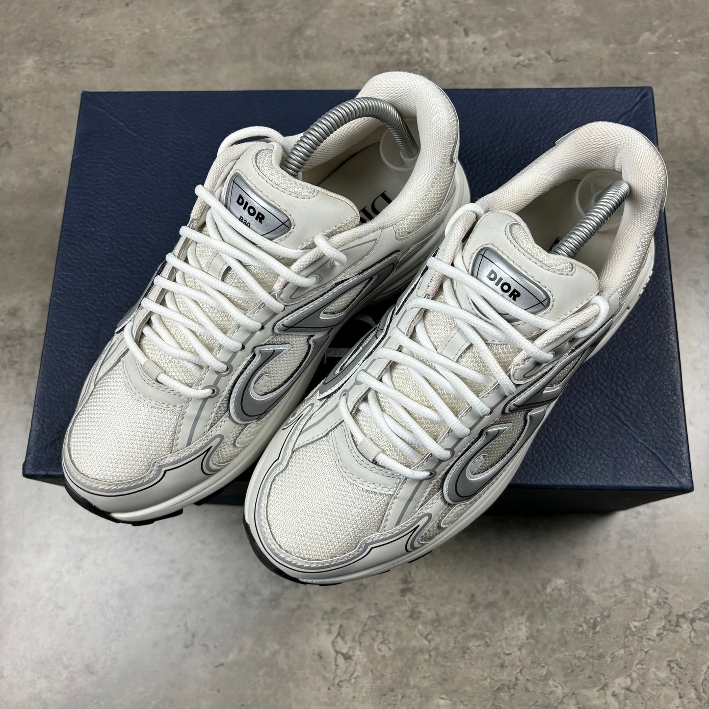 DIOR B30 TRAINERS - WHITE (FITS 7.5)