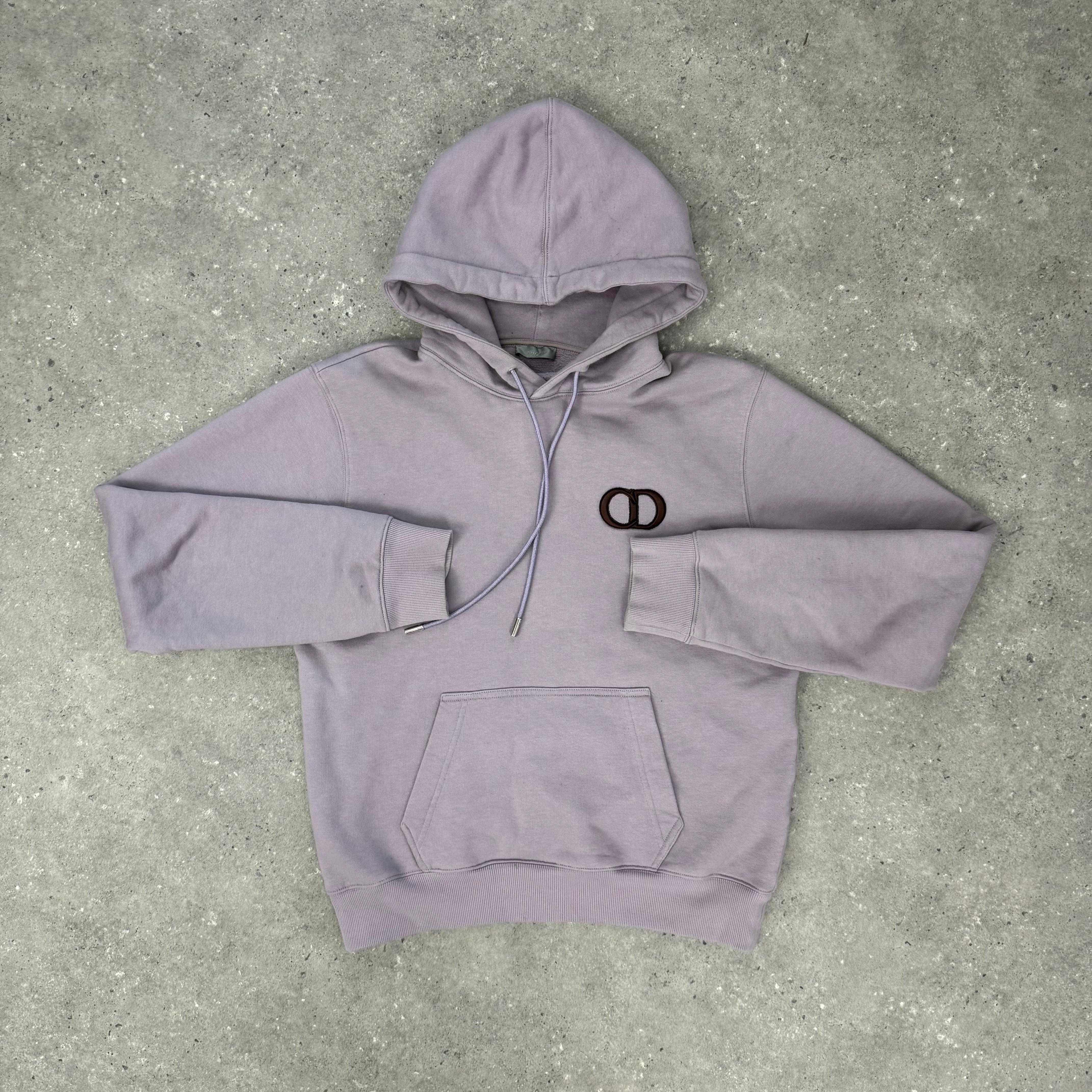 DIOR CD ICON HOODIE MUAVE - M (FITS S/M)
