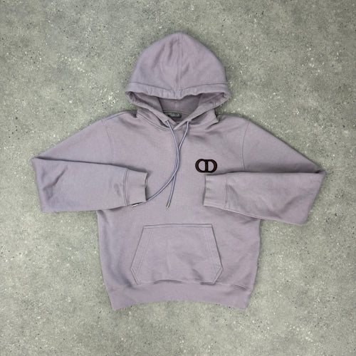DIOR CD ICON HOODIE MUAVE - M (FITS S/M)