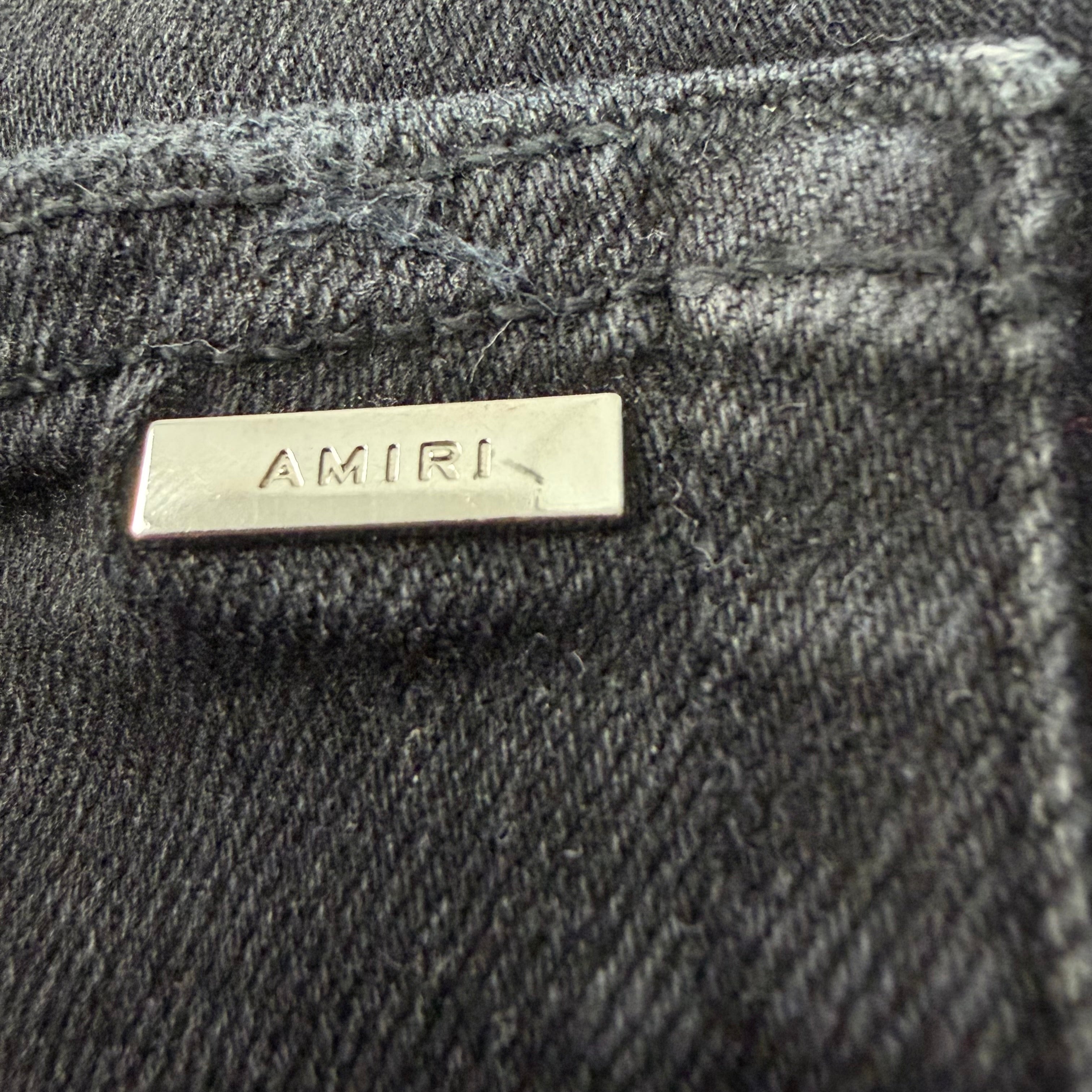 AMIRI JEANS BLACK - (34")