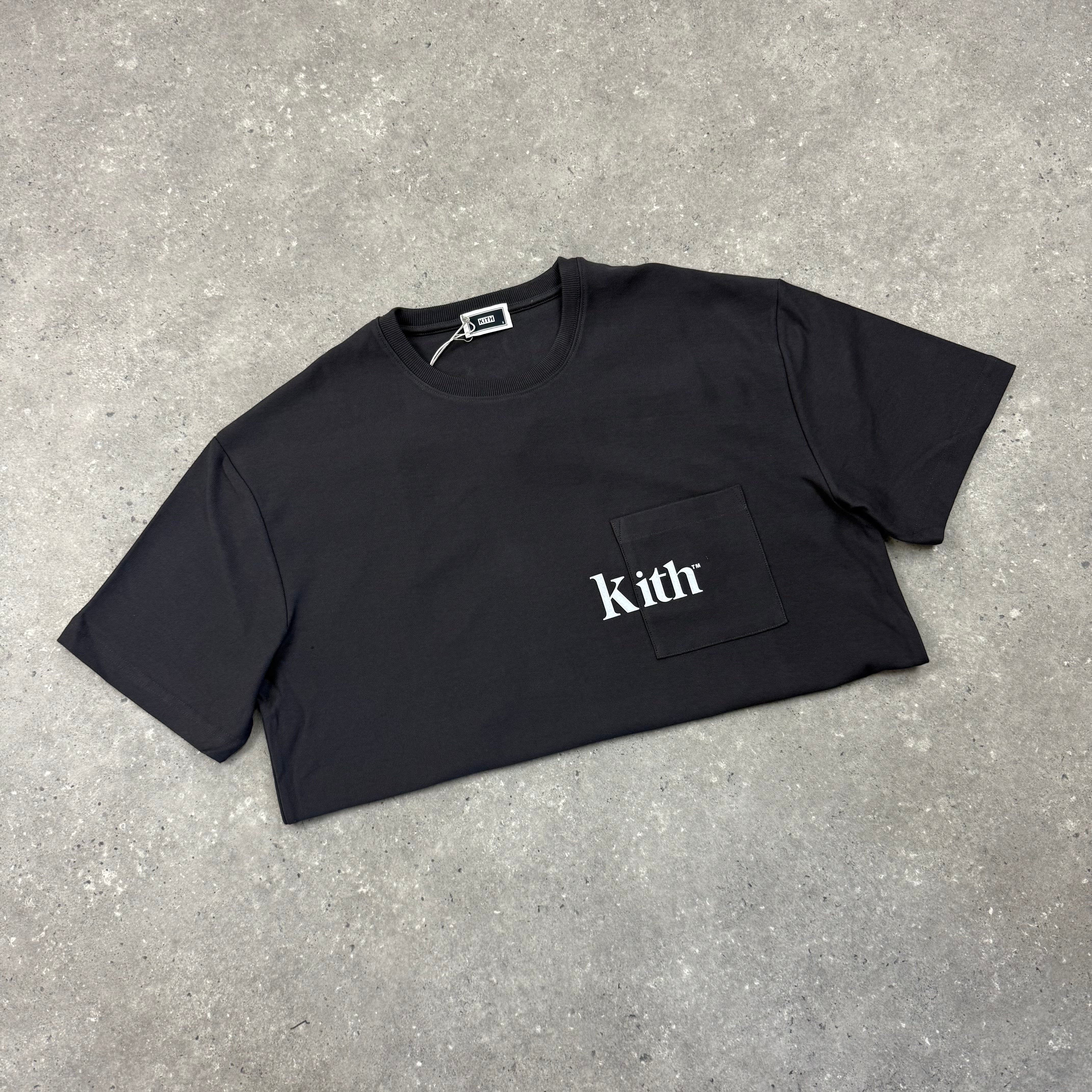 KITH QUINN T-SHIRT - BLACK / WHITE
