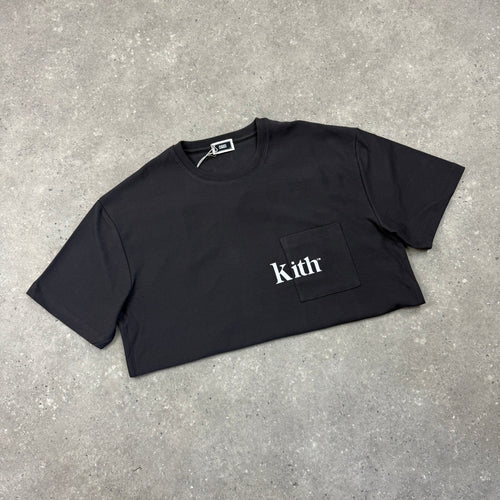 KITH QUINN T-SHIRT - BLACK / WHITE