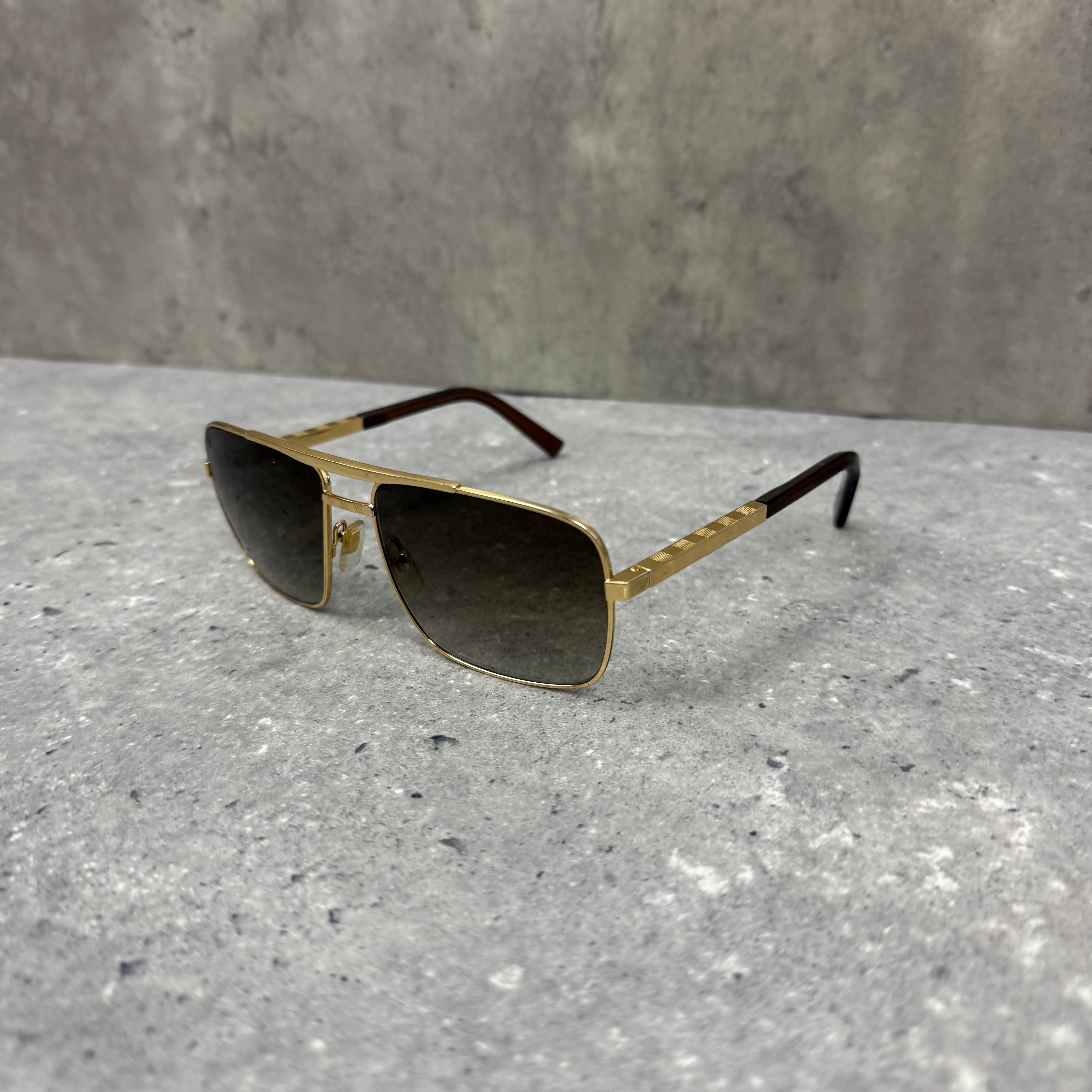 LOUIS VUITTON ATTITUDE SUNGLASSES GOLD