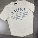 AMIRI COTTON ARTS T-SHIRT - CREAM