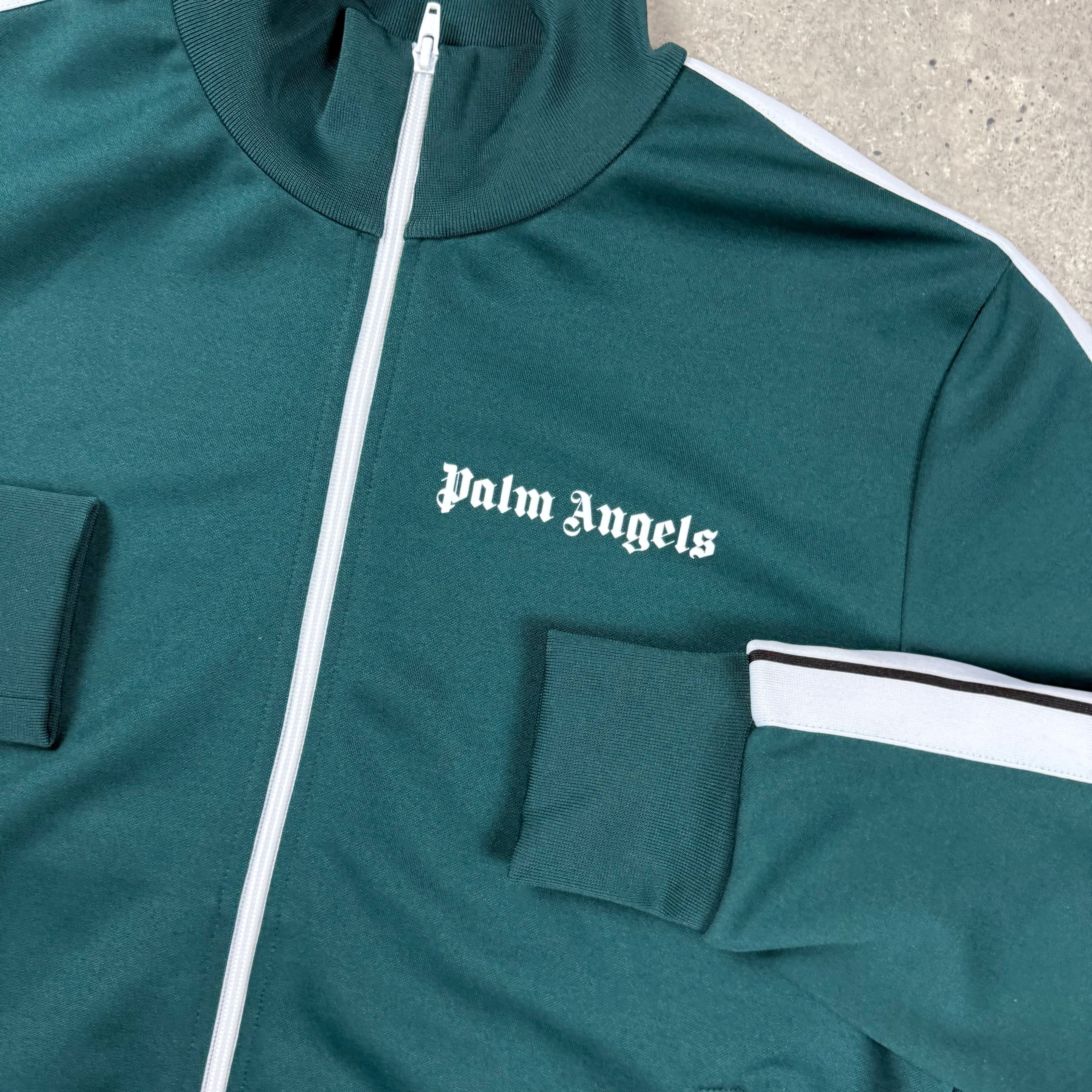 PALM ANGELS ZIP-TOP GREEN - (L)