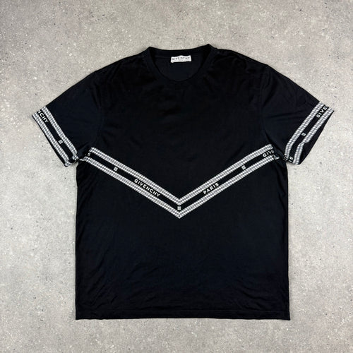 GIVENCHY CHAIN T-SHIRT BLACK - (M)