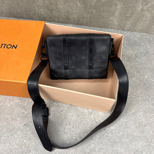 LOUIS VUITTON TRUNK MESSENGER BAG - BLACK