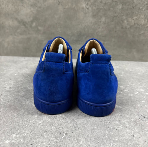LOUBOUTIN LOW SPIKE BLUE - (EU43.5 / UK9.5)