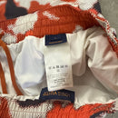 LOUIS VUITTON ORANGE CAMOUFLAGE SWIM SHORTS - (L)