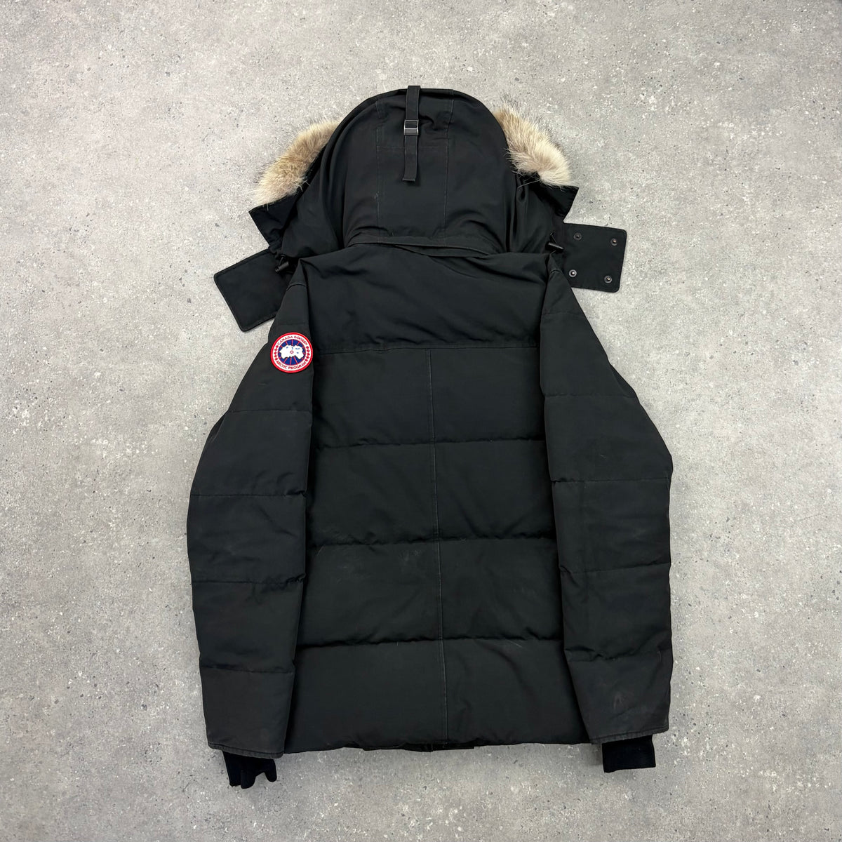 CANADA GOOSE WYNDHAM PARKA BLACK - (L)