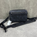 DIOR DIAMOND MESSENGER BAG - BLACK