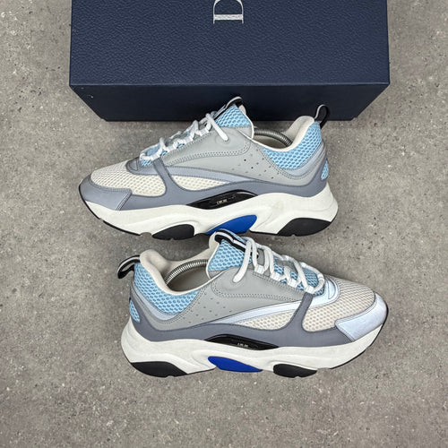 DIOR B22 WHITE/LIGHT BLUE- (EU44 / UK10)