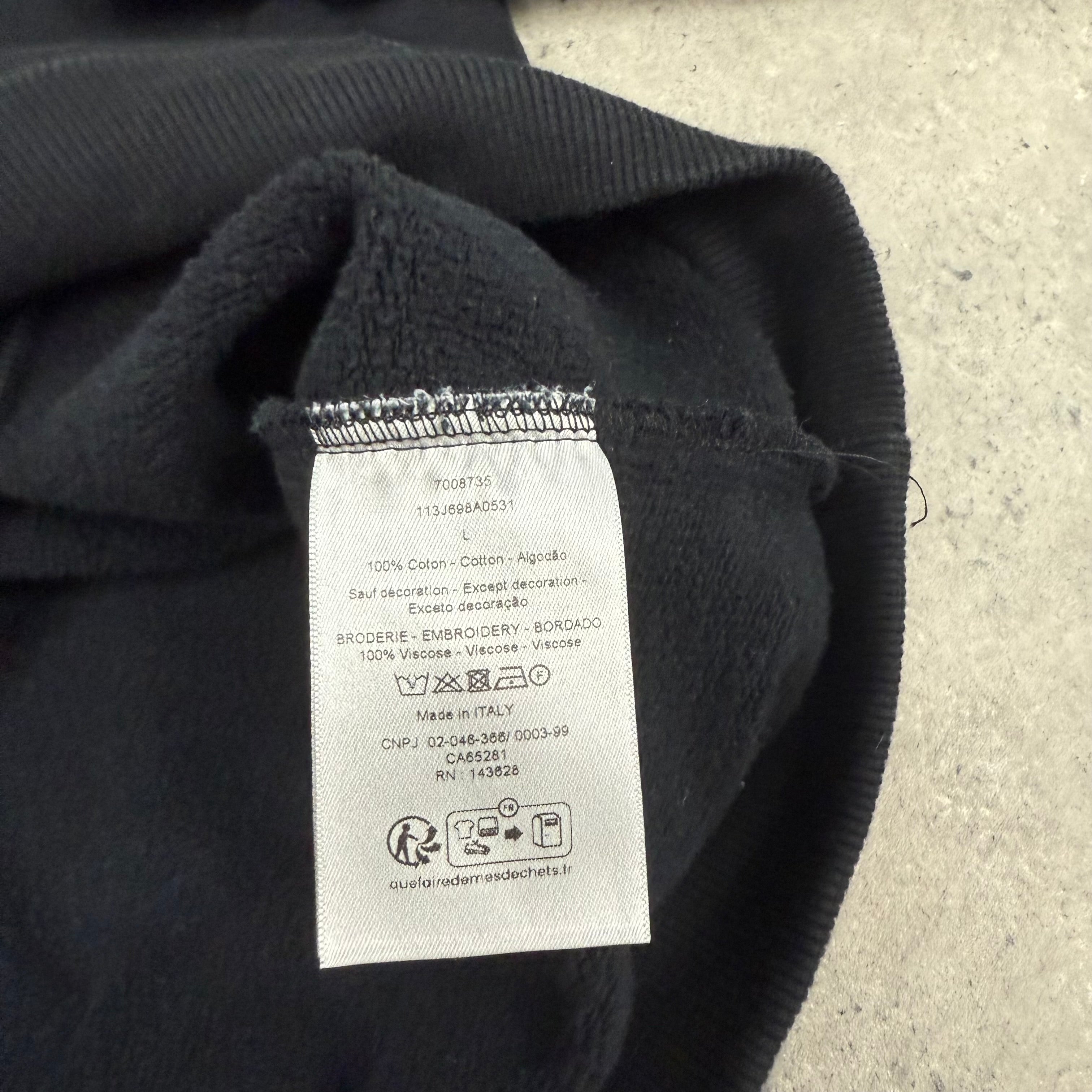 DIOR CD GREY BLACK - L (FITS M)