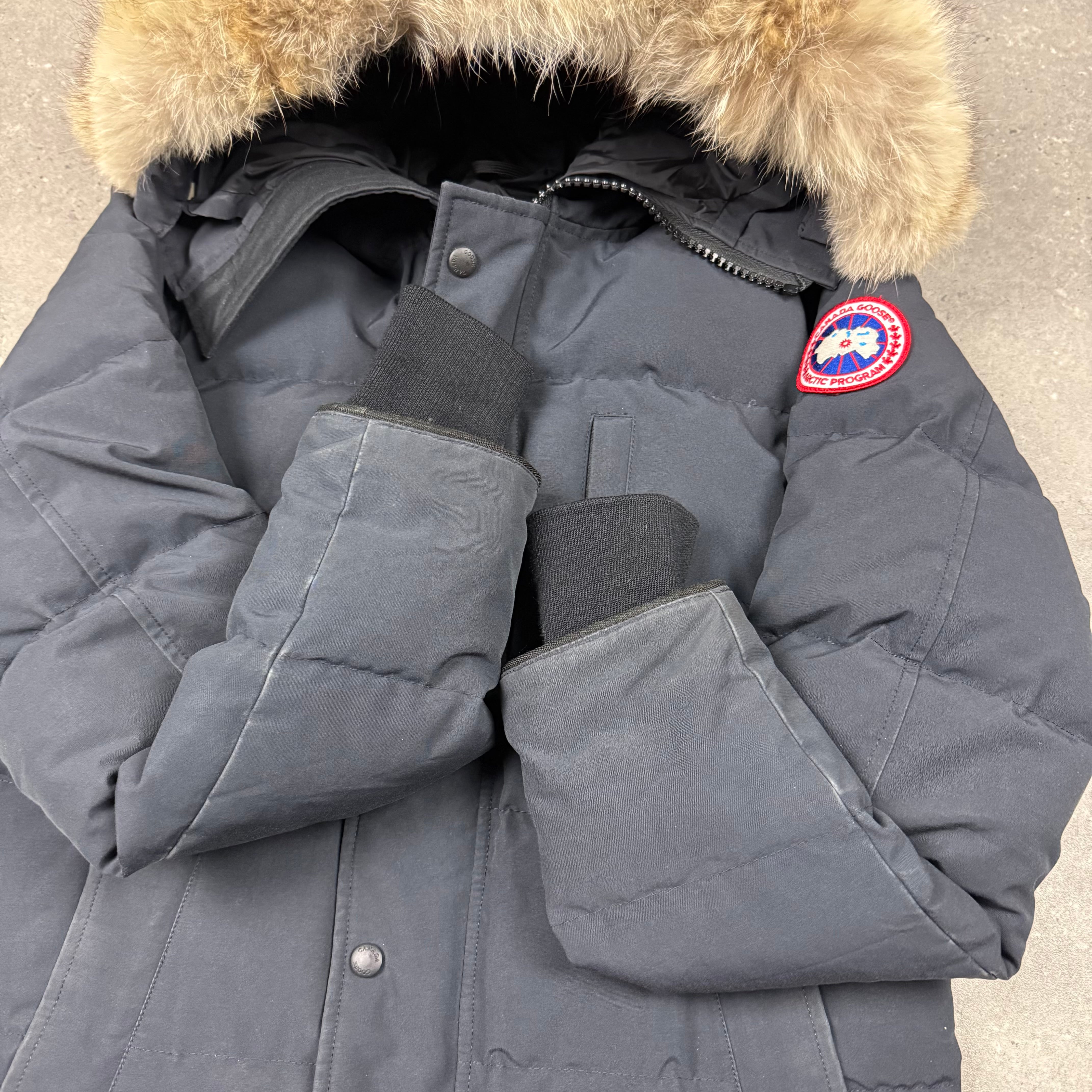 CANADA GOOSE CARSON PARKA NAVY - (S)