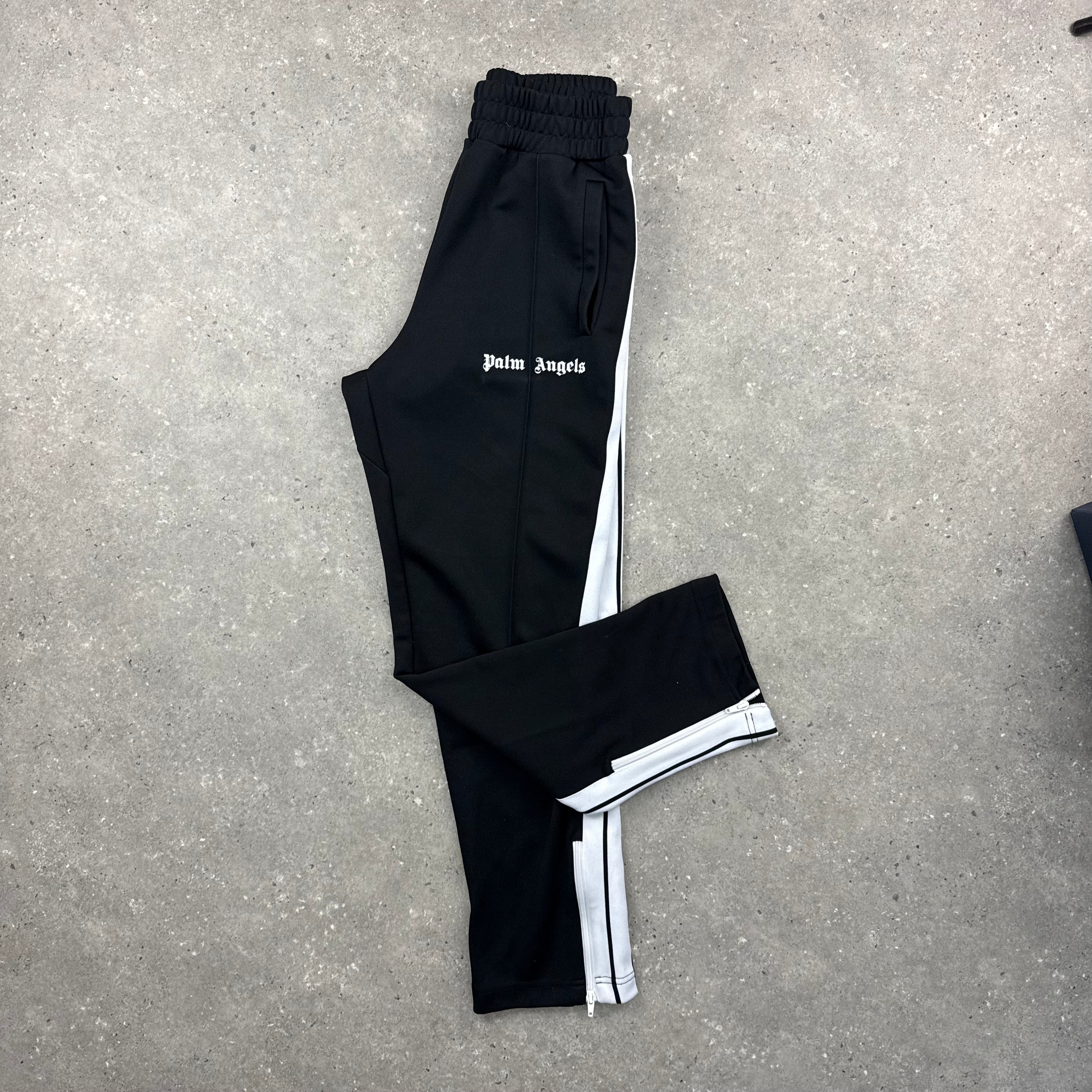 PALM ANGELS BOTTOMS BLACK - (L)