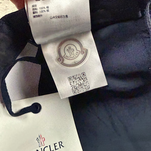 MONCLER LOGO CAP - NAVY