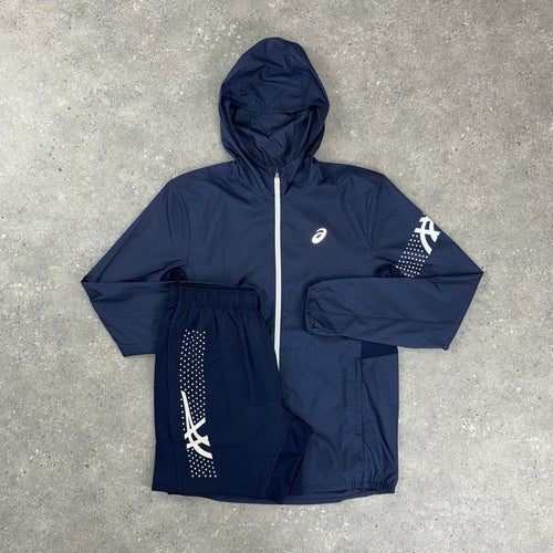 ASICS ICON WINDRUNNER & SHORT SET - MIDNIGHT NAVY