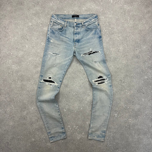AMIRI MX1 JEANS LIGHT BLUE WASH - (32”)