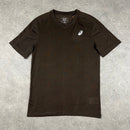 ASICS JACQUARD T-SHIRT - BROWN