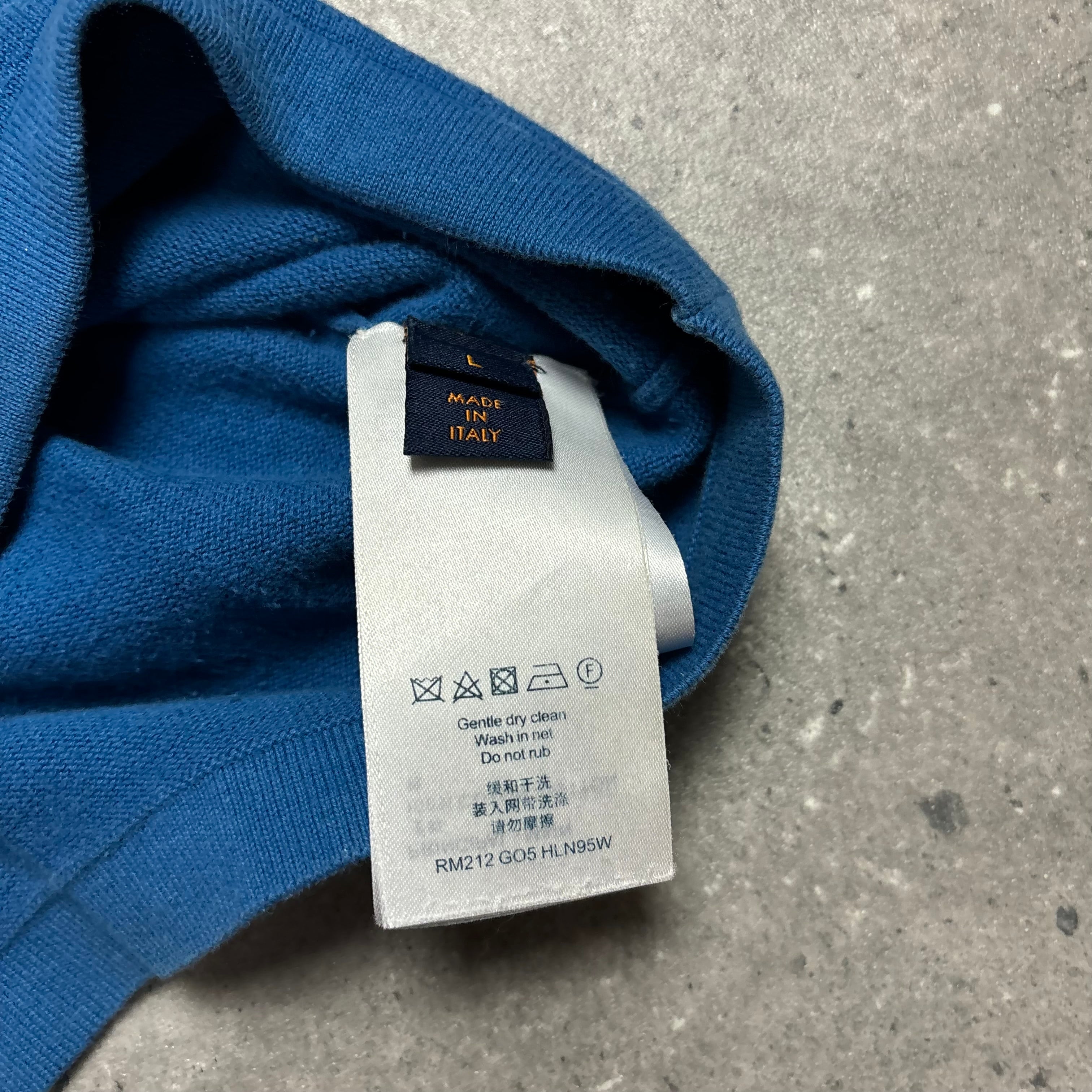 LOUIS VUITTON BLUE T-SHIRT - (L)