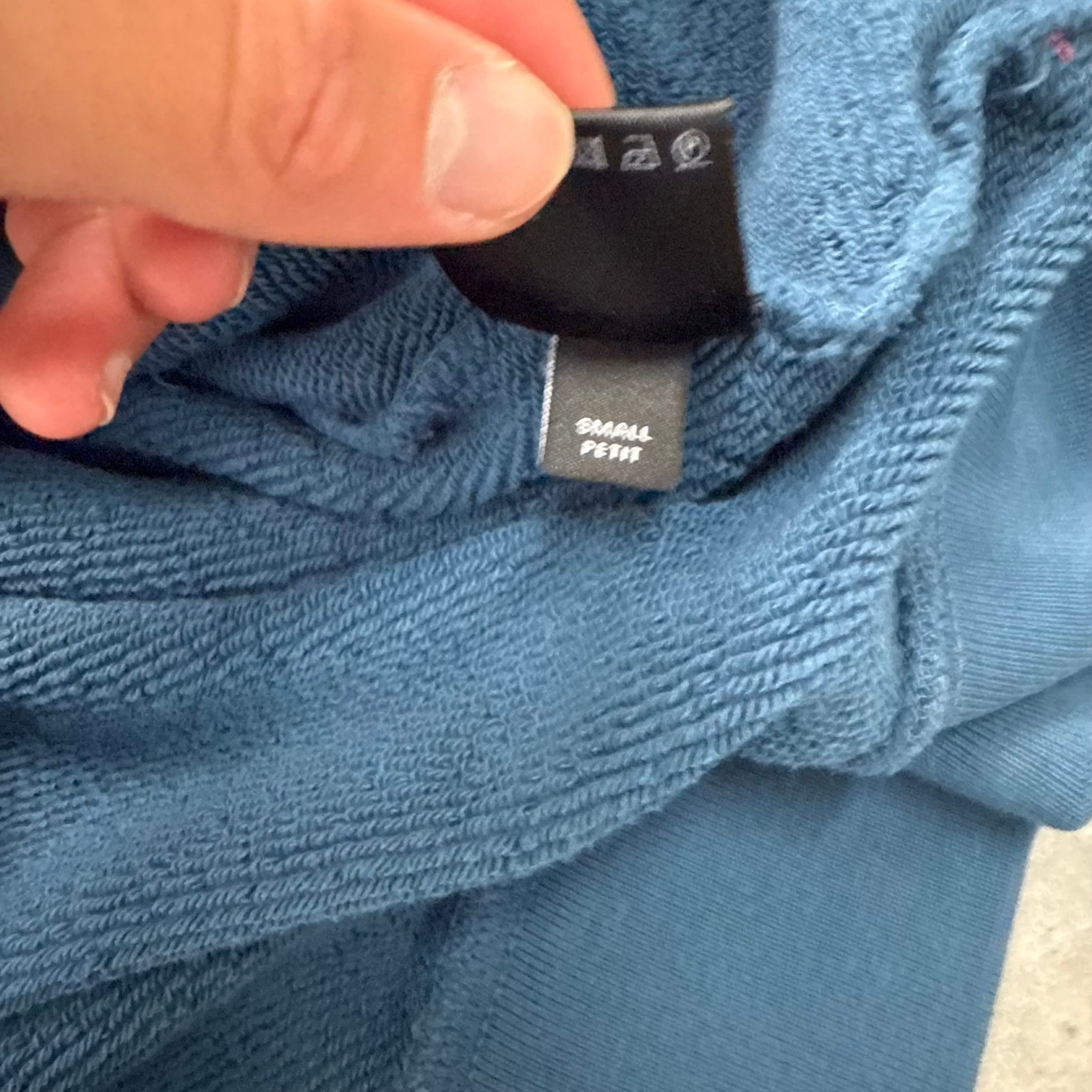 AMIRI MA LOGO TEAL HOODIE - (S)