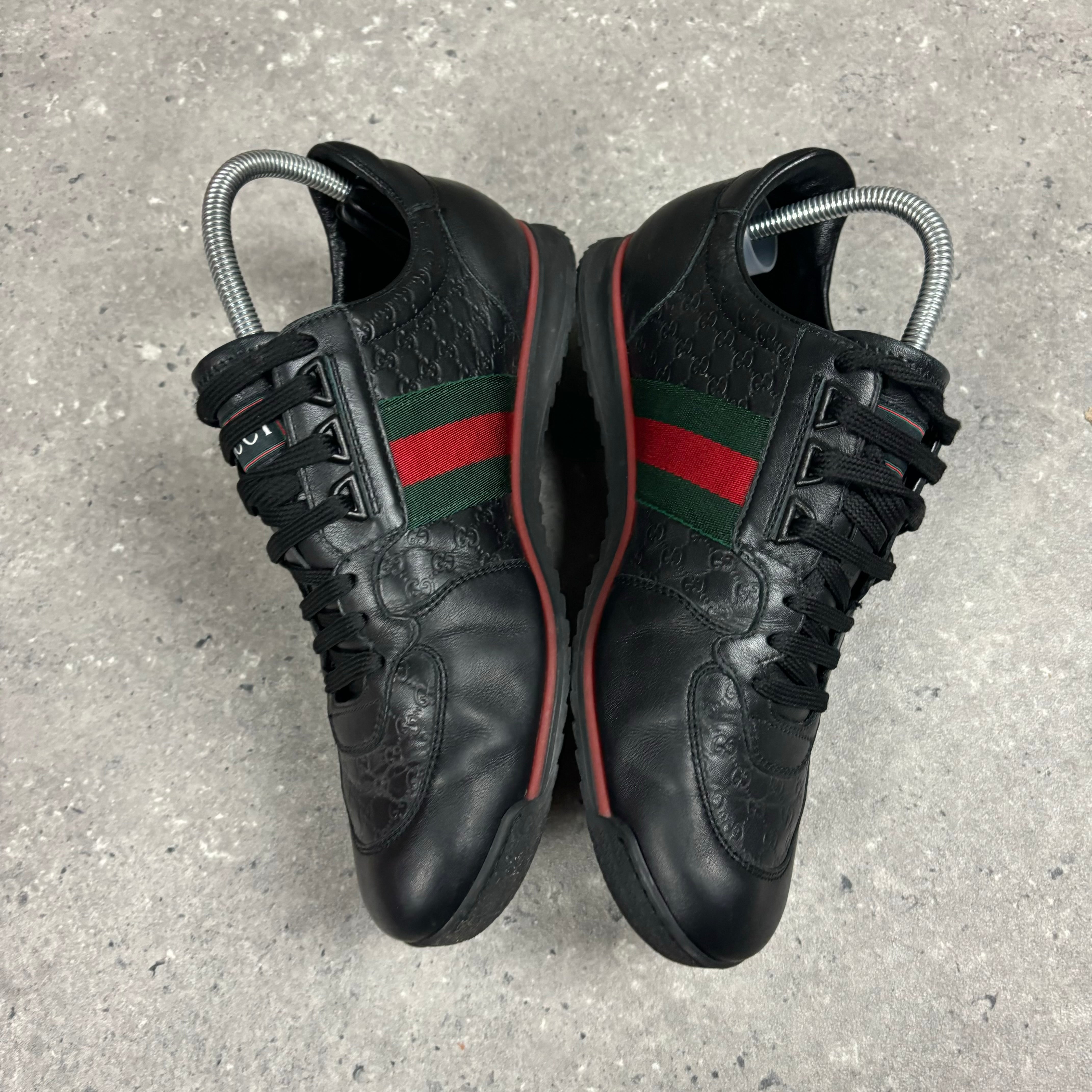 GUCCI TRAINERS BLACK - (EU 40 / UK 6)