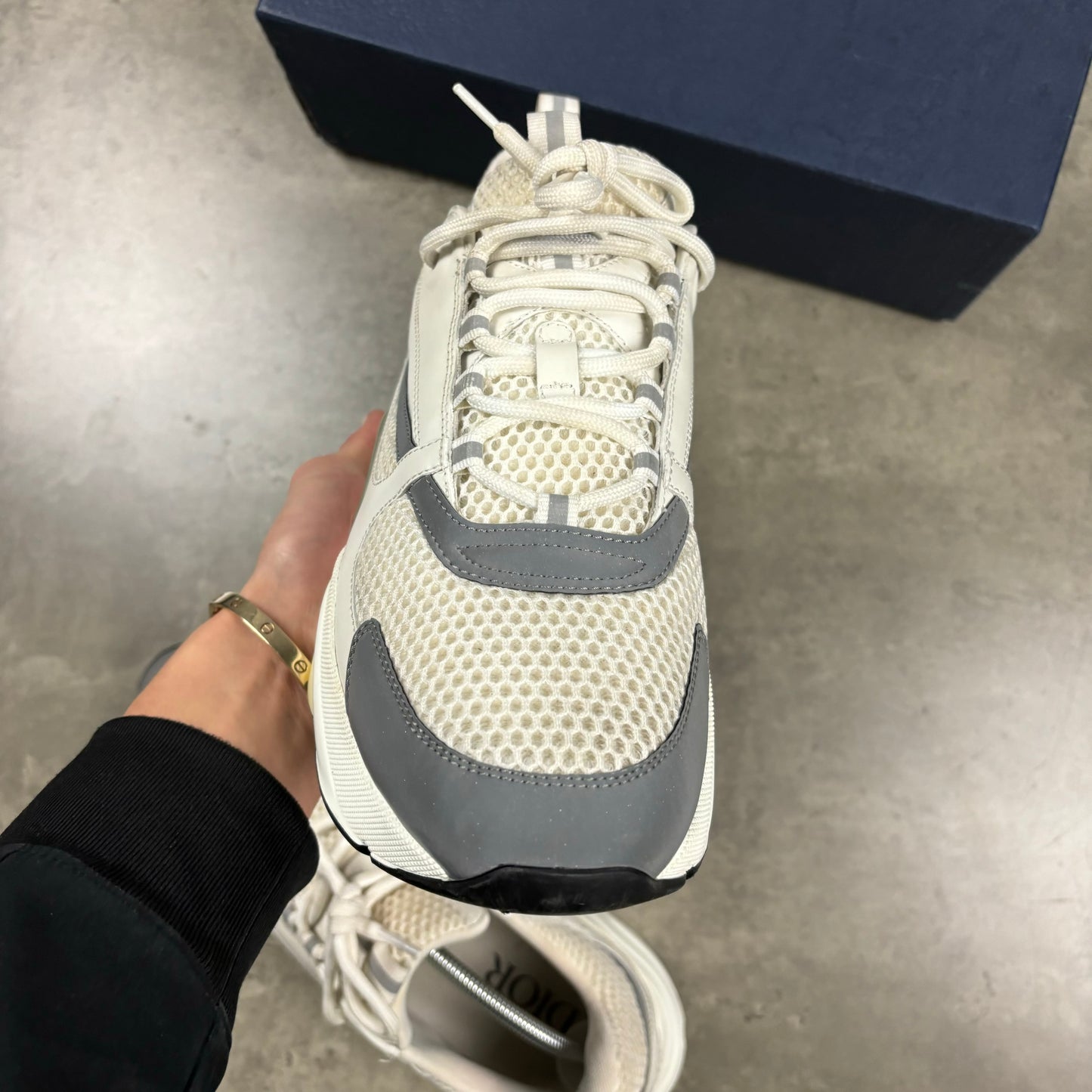 DIOR B22 TRAINERS - WHITE (FITS 11)