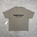 ESSENTIALS SS25 T-SHIRT - HEATHER GREY