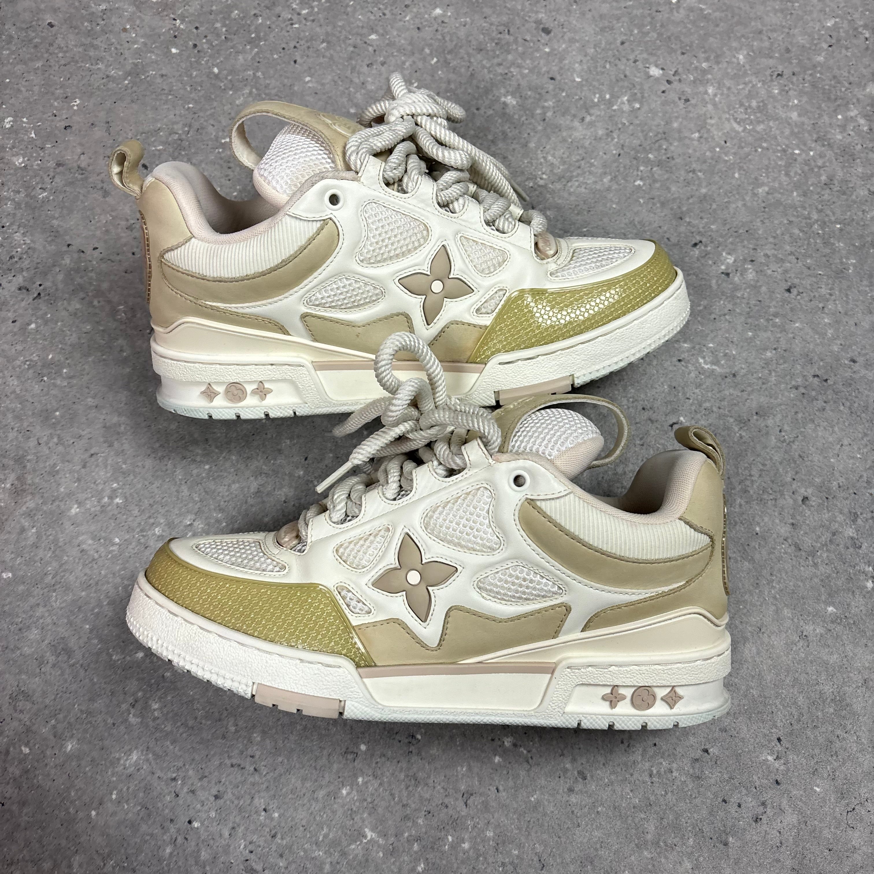 LOUIS VUITTON BEIGE SKATES - EU41.5 (FITS UK 8.5)