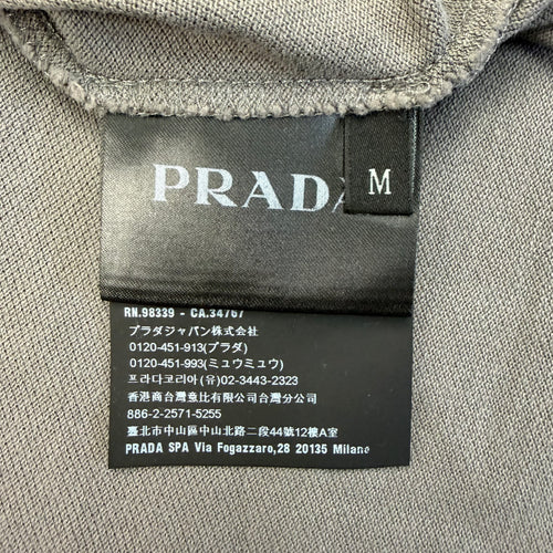 PRADA POLO T-SHIRT GREY - (M)