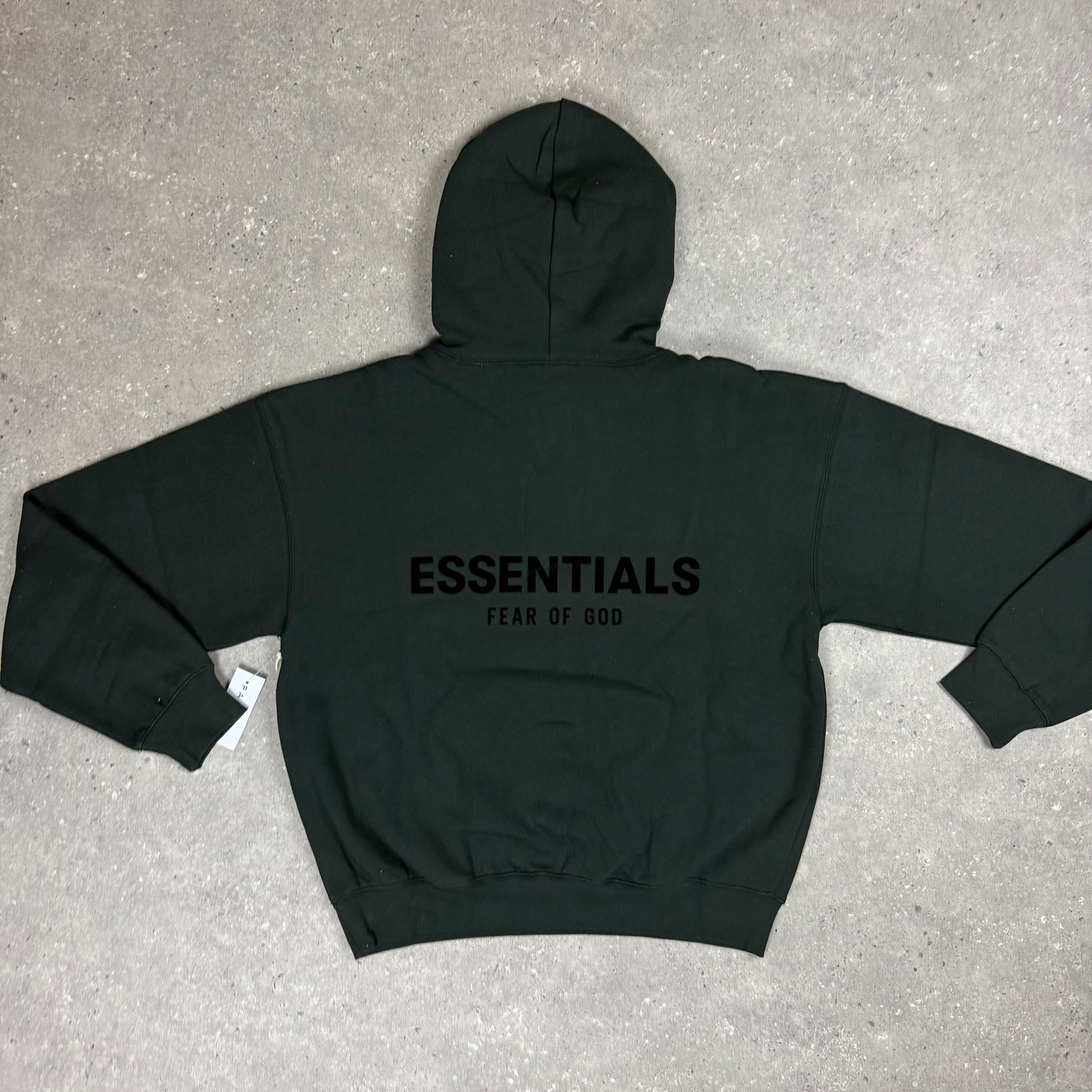 ESSENTIALS BLACK ‘STRETCH LIMO’ HOODIE