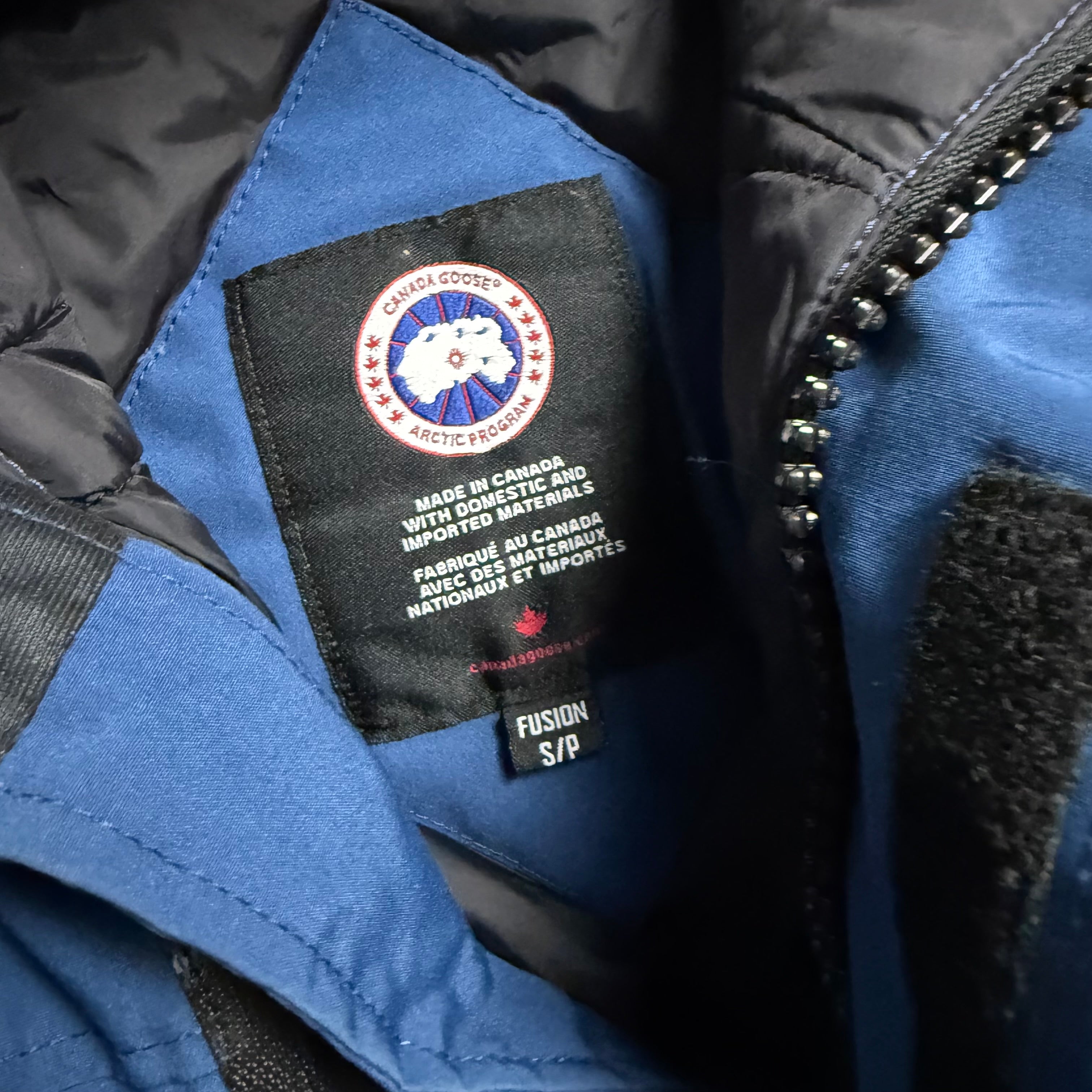 CANADA GOOSE LANGFORD PARKA BLUE FUSION - (S)