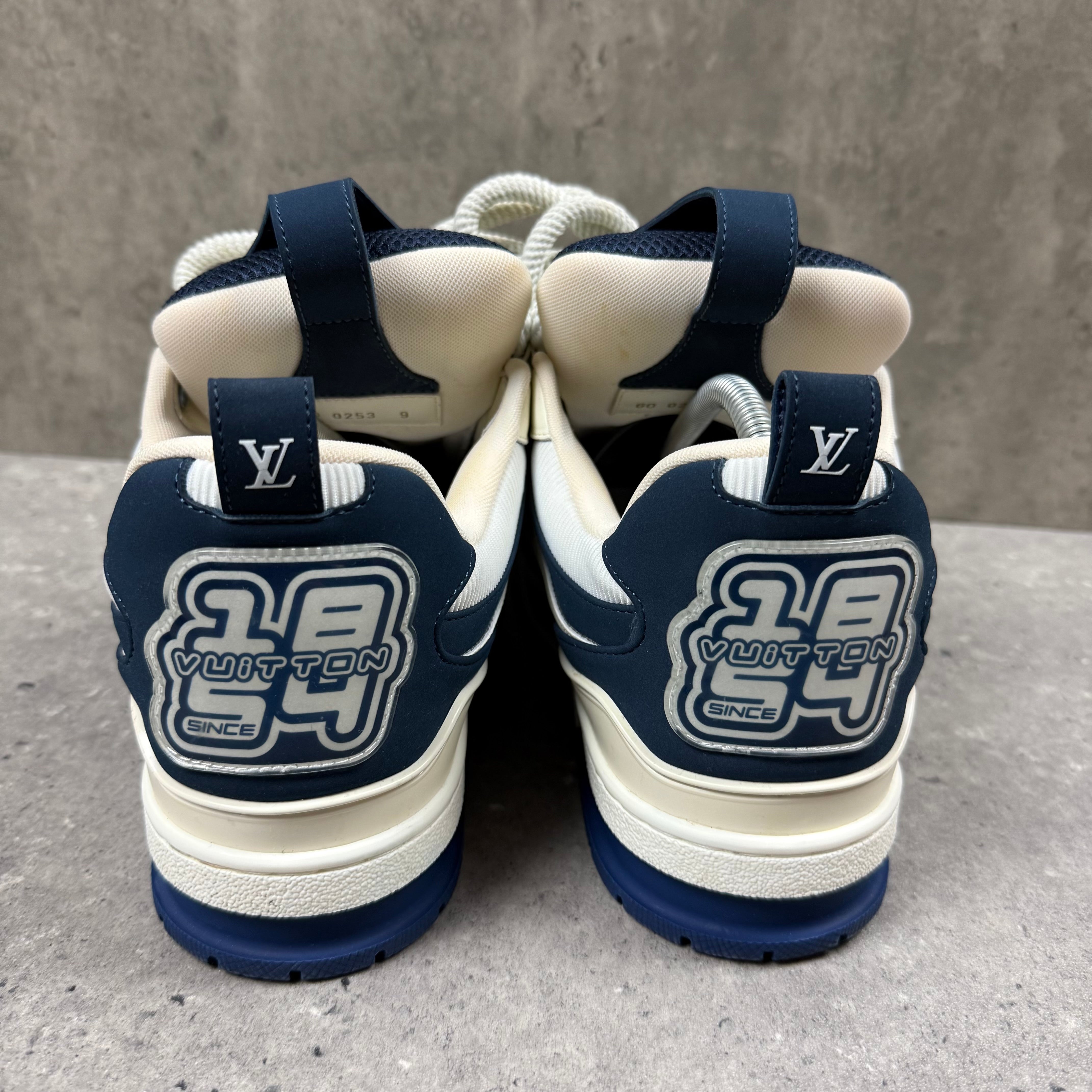 LOUIS VUITTON NAVY SKATES - EU 43 (FITS UK 10)