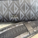 DIOR DIAMOND MESSENGER BAG - BLACK