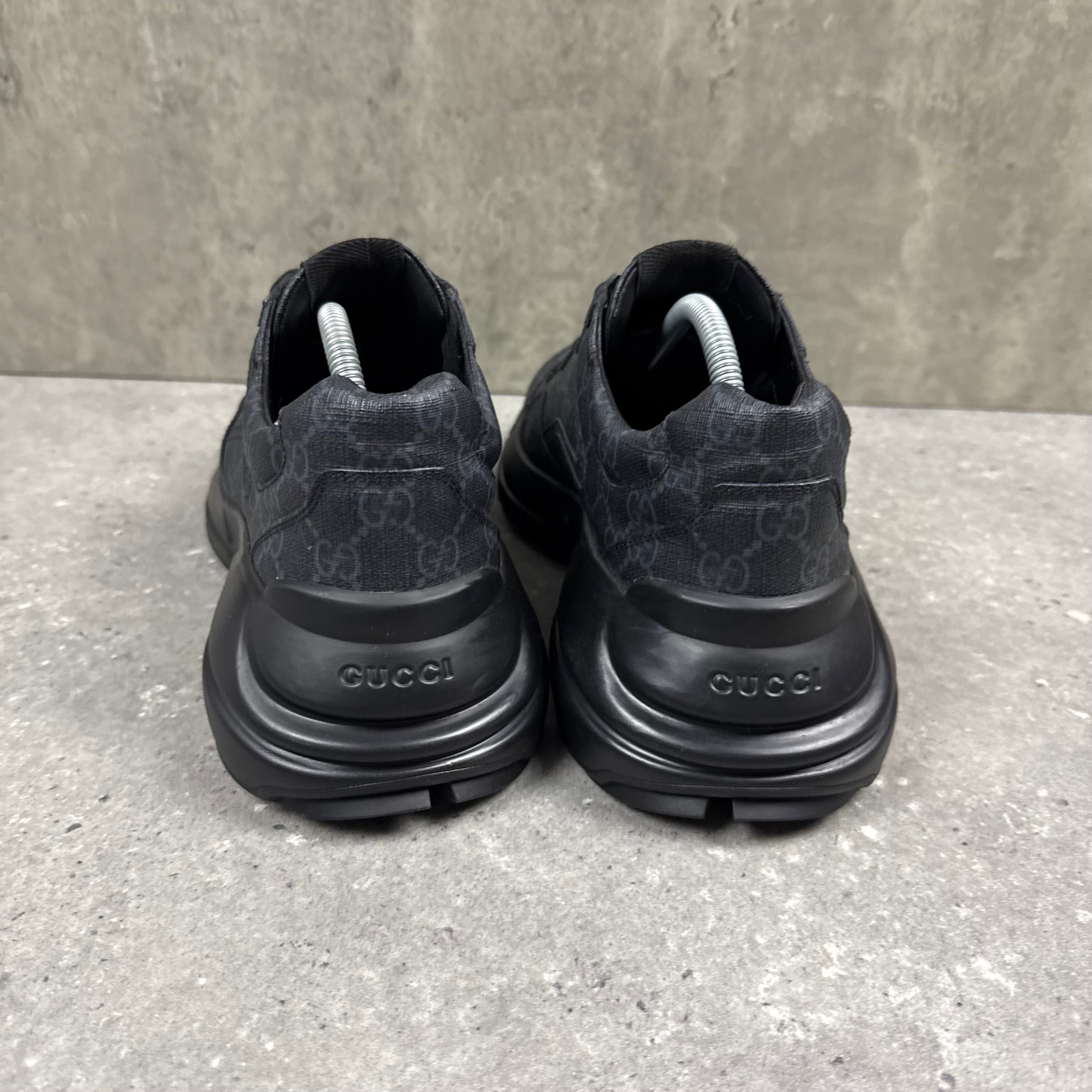 GUCCI RHYTON TRAINERS BLACK - (EU43 / UK9)