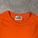 HERMES “H” T-SHIRT ORANGE - (M)