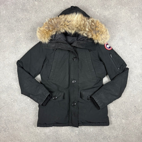 CANADA GOOSE WOMENS MONTEBELLO PARKA BLACK - (M)