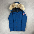 CANADA GOOSE CARSON PARKA BLUE  - (S)