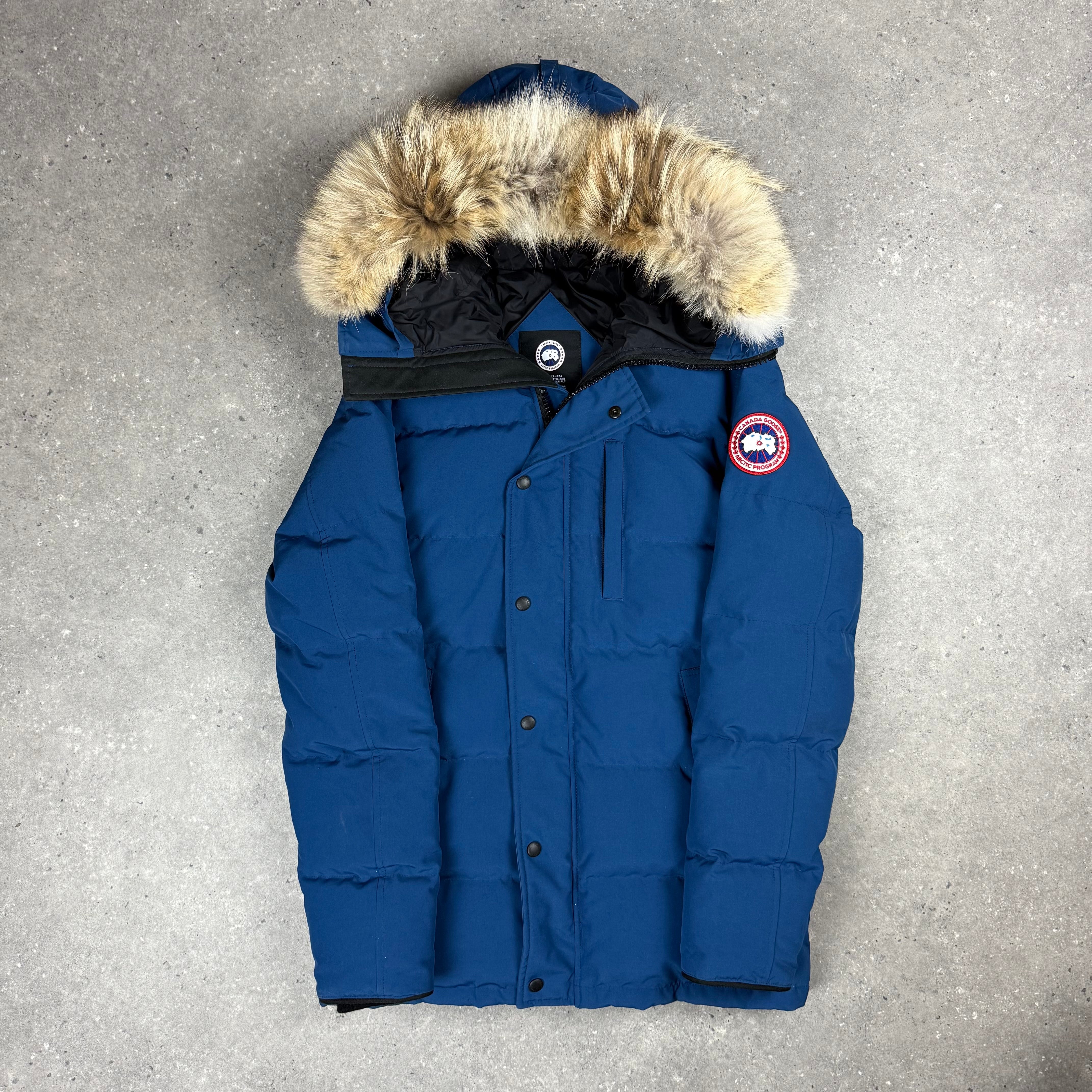 CANADA GOOSE CARSON PARKA BLUE  - (S)