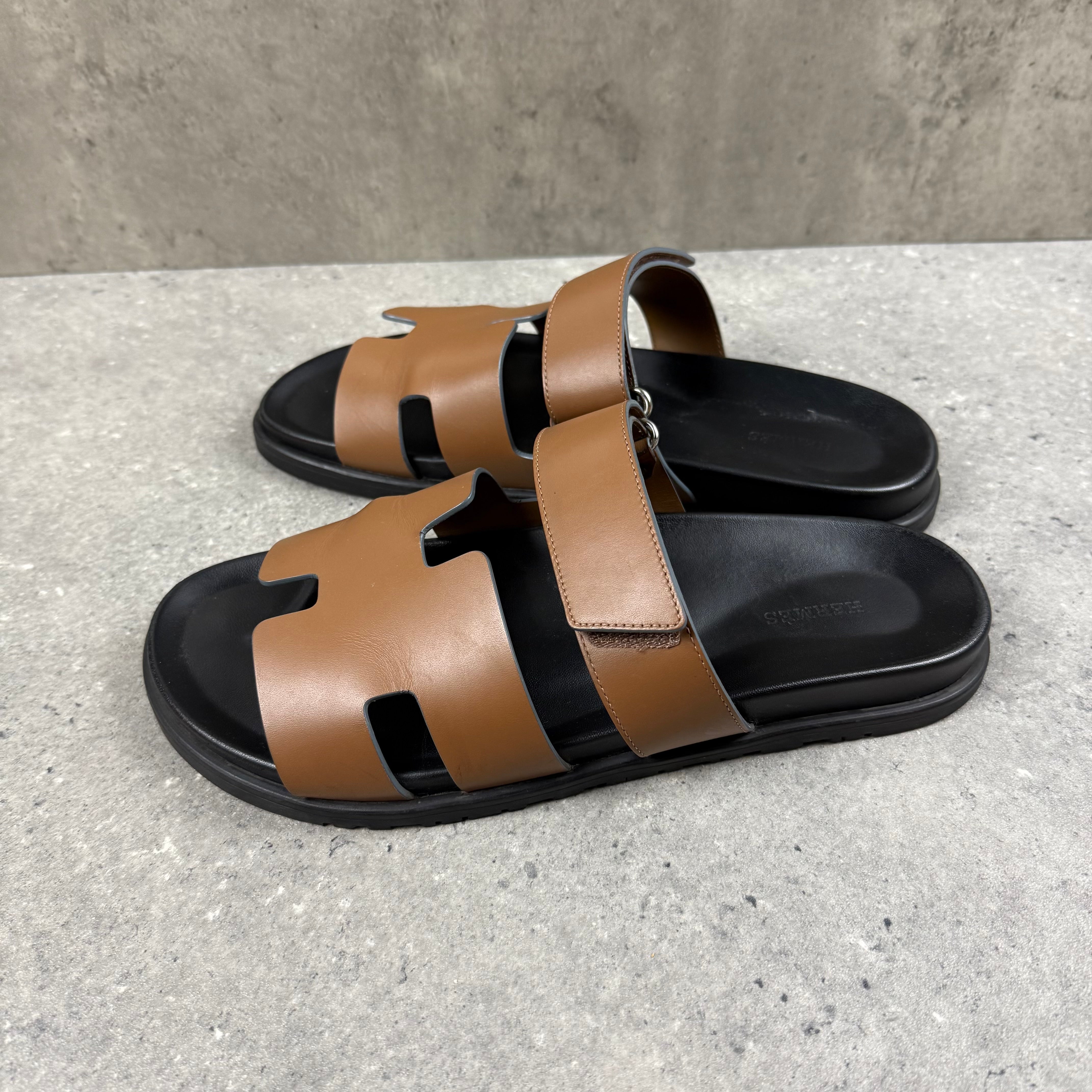 HERMES CHYPRE SANDALS  - (EU44.5 / UK10.5)
