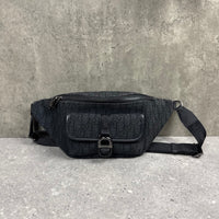 DIOR OBLIQUE BELT BAG - BLACK