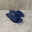 LOUIS VUITTON NAVY SLIDERS - EU42 (FITS UK 9)