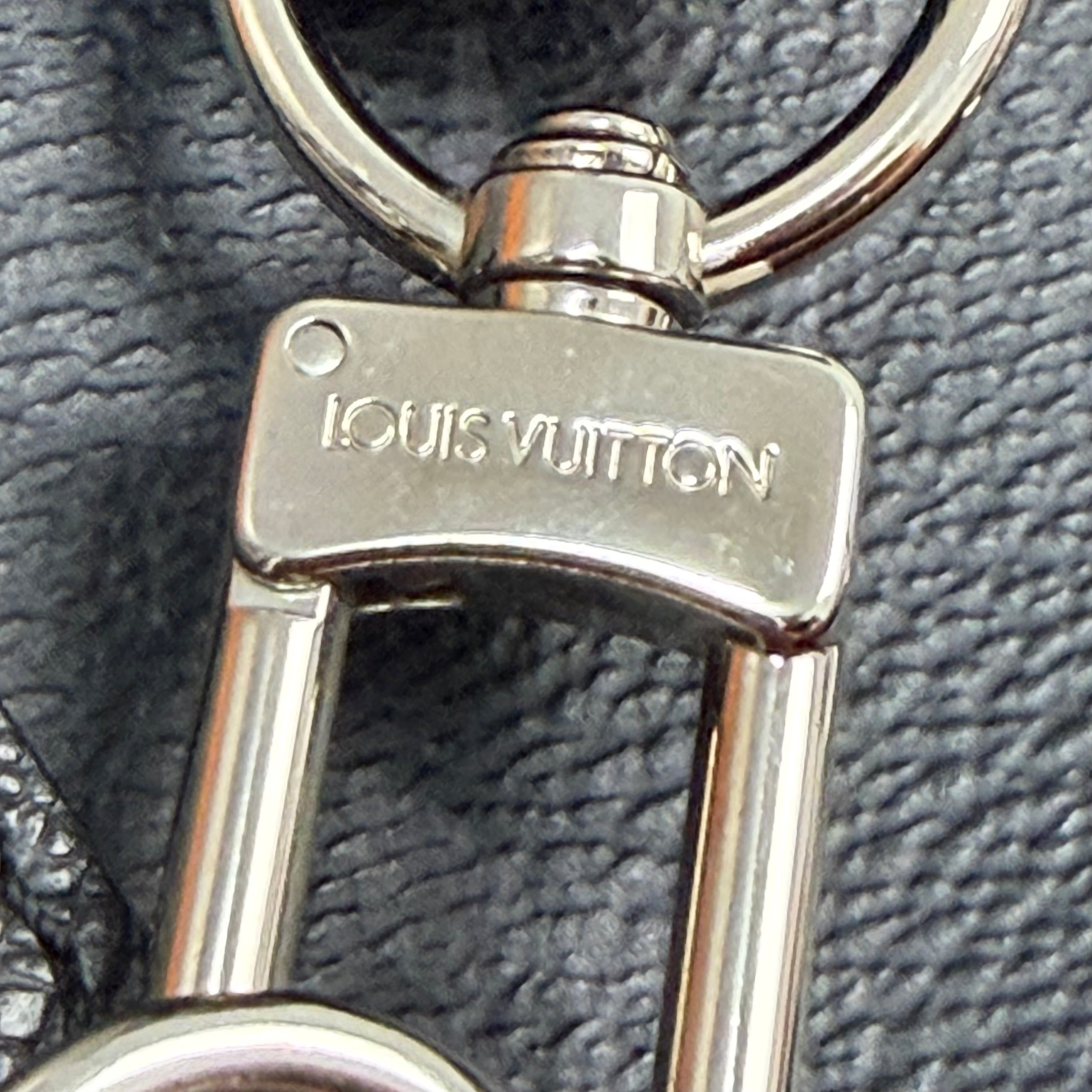 LOUIS VUITTON MONOGRAM ECLIPSE POUCH BAG - BLACK