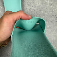 LOUIS VUITTON SLIDERS MINT GREEN - EU41 (FITS UK 8)
