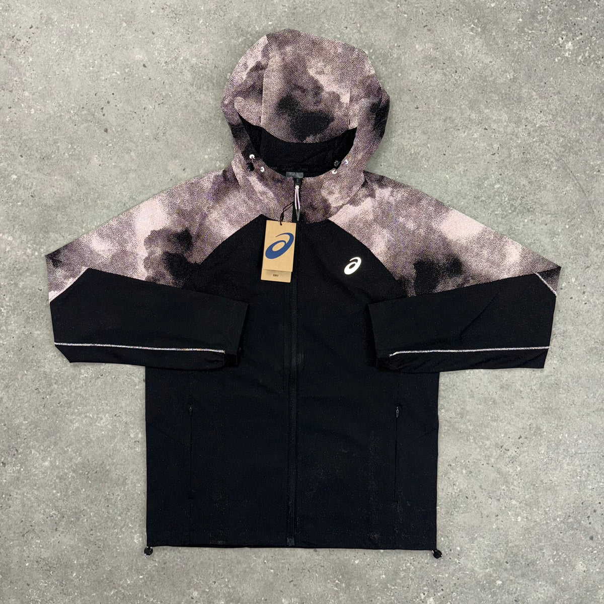 ASICS REFLECTIVE WINDRUNNER JACKET - BLACK